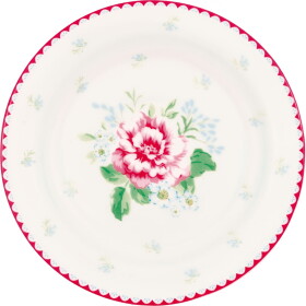 GREEN GATE Dezertný tanierik Alivia White Ø 15 cm