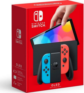 Nintendo Switch - červená amp; modrá (OLED model) (NSH007)