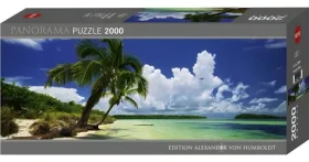 HEYE Panoramatické puzzle Palmový raj