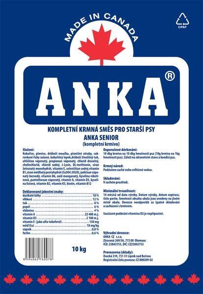 Anka Dog Senior - 20kg