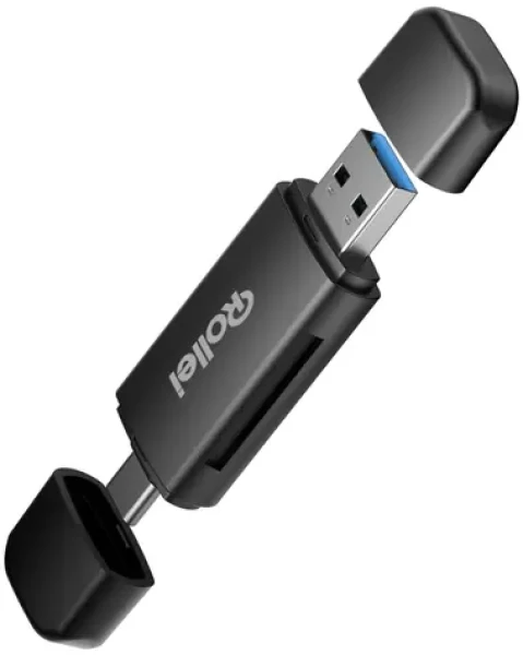 Rollei čítačka pamäťových kariet 2v1 / Čítačka kariet / SD a microSD (25100)