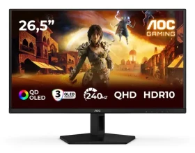 26,5" AOC Gaming Q27G41ZDF čierna / QD-OLED / 2560x1440 / 16:9 / 0,03 ms / 240 Hz / HDMI + DP (Q27G41ZDF)