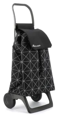 Rolser Baby Star MF Joy-1800 čierno-biela / Nákupná taška na kolieskach / 32 l / nosnosť 40 kg / 2 kolieska