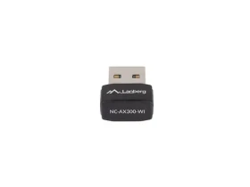 Lanberg NC-AX300-WI / Wi-Fi adaptér / USB / Interná anténa (NC-AX300-WI)