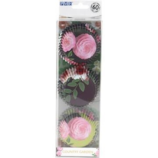 Košíčky na cupcakes 60 ks - kvety - PME