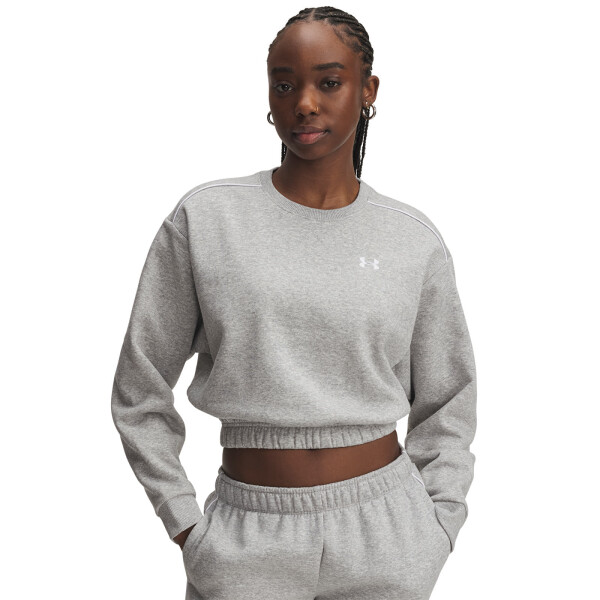 Mikina Under Armour Rival Fleece Piped Crew Gray L