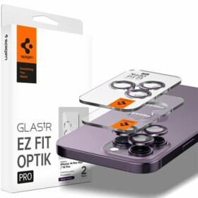 Spigen Glass EZ Fit Optik Pre ochranné sklo na fotoaparát pre Apple iPhone 14 Pro/ iPhone 14 Pro Max 2ks fialová (AGL05597)