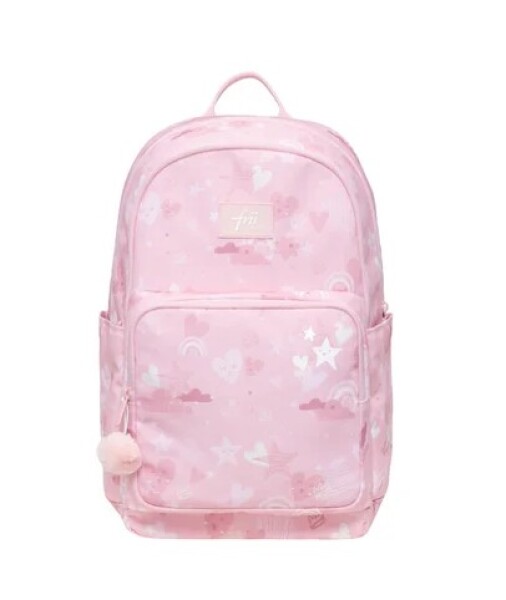 Ergonomický školský plecniak Frii of Norway Active 22l Pink Heart EUR