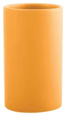 Spirella TUBE-Matt matne oranžová / Téglik na kefky / keramika