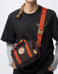 Fjällräven Kanken Koncept Crossbody 294-333 Black Oak-Rowan Red