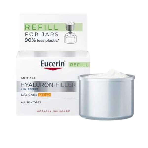 EUCERIN Hyaluron-filler+3xeffect SPF 30 Denný krém náhradná náplň 50 ml