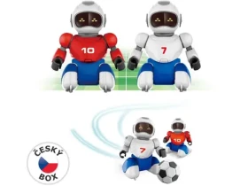MaDe 00925 - Zigybot Robofutbal na diaľkové ovládacie, 2 ks + 2 bránky, 36 x 24 cm