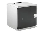 Digitus Nástenný rozvádzač 10" 254mm 6U šedý / Rozvádzač / Sklenené dvere / Nosnosť 30 kg / IP20 (DN-10-05U-1)