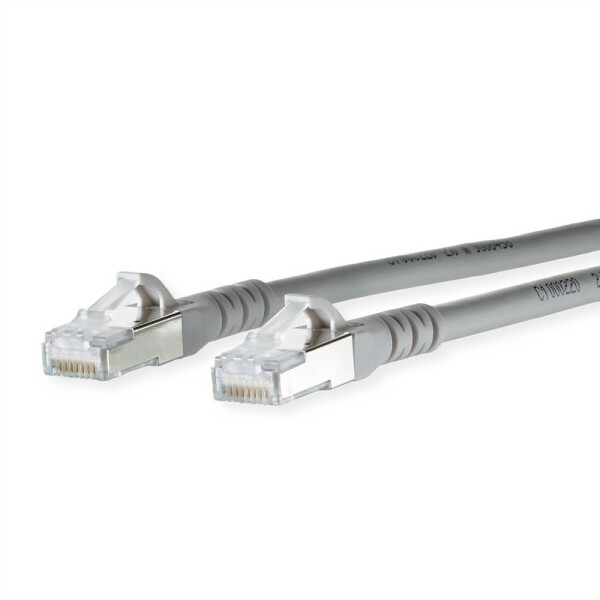 Metz Connect 1308456033-E RJ45 sieťové káble, prepojovacie káble CAT 6A S/FTP 6.00 m sivá dvojžilový tienený, bez halogénov, samozhášavý 1 ks; 1308456033-E
