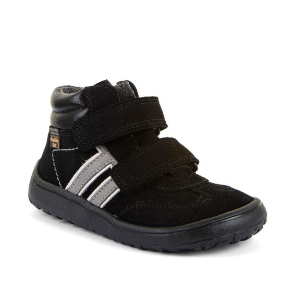 Detské celoročné členkové barefoot topánky F-MOTION TEX BLACK Froddo G3110285-20 - 26