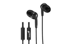 Genius slúchadlá HS-M320 čierna / s mikrofónom / 4pin 3.5mm jack (31710005412)