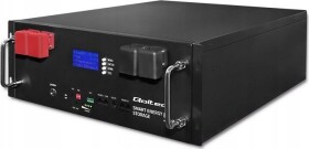 Qoltec Qoltec Stabilny Magazyn energii LiFePO4 do RACK | 5.12kWh | 51.2V | 100Ah | BMS | LCD