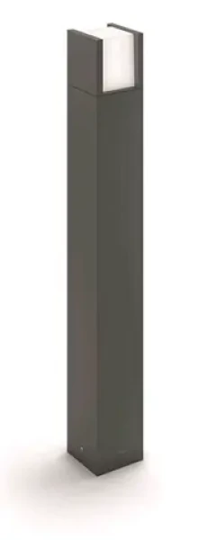 Philips Arbour 6W šedá / LED vonkajšie stĺpové svietidlo / 600LM / 4000K / IP44 (8718696150498)