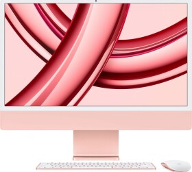 Apple Apple 24-inch iMac with Retina 4.5K display: Apple M3 chip with 8-core CPU and 8-core GPU (8GB/256GB SSD) - Pink