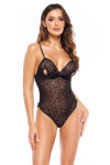 Dámske body Amalia teddy - BEAUTY NIGHT FASHION černá S/M
