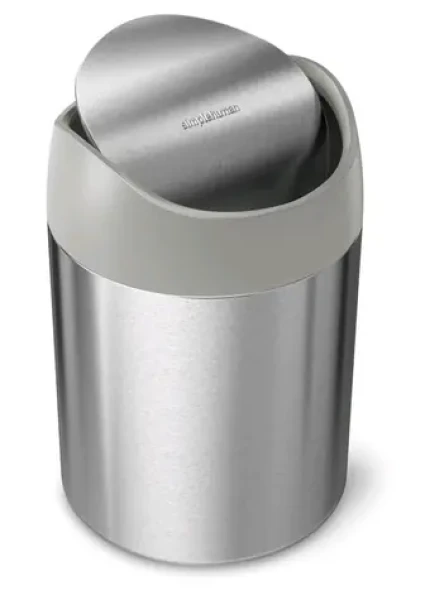 Simplehuman Mini odpadkový kôš na stôl 1.5 l / kartáčovaná nerez oceľ / CW2084 (CW2084)