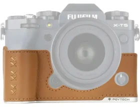 Pgytech Kožené puzdro pre Fujifilm X-T5 hnedá / Puzdro na fotoaparát / kožené (P-CB-553)