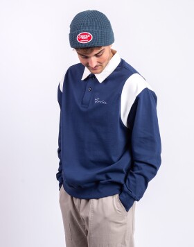 Service Works Bistro Polo NAVY L