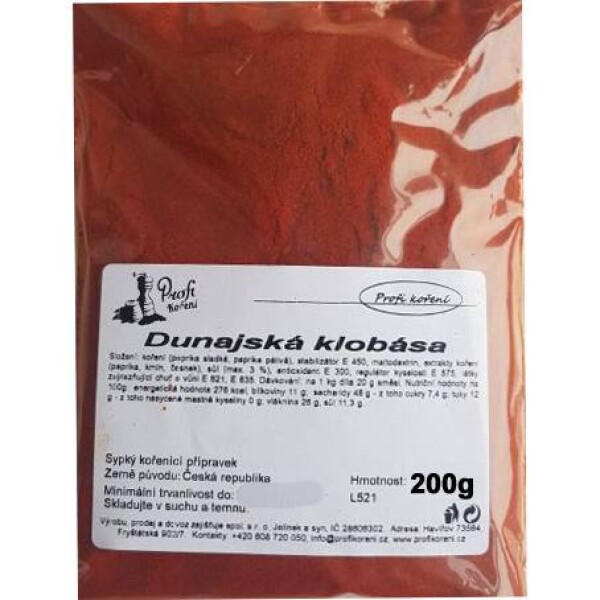 Dunajská klobása (200 g) korenie - Koření - Koření