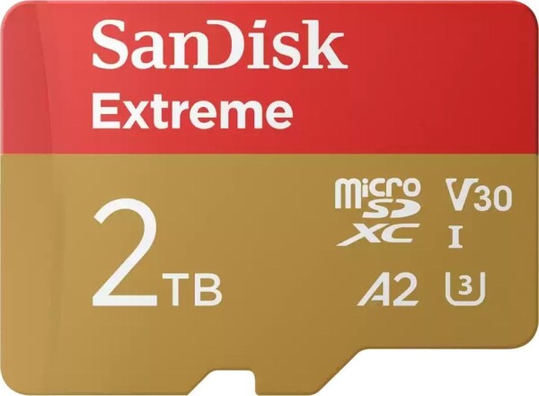 SanDisk Extreme microSDXC 2TB+SD Adapt 240MB/s