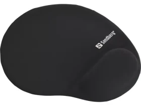 Sandberg Memory Foam Mousepad Round čierna / podložka pod myš s opierkou zápästia (520-37)