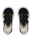 Vans Old Skool V FLAMEBLACK/BLACK/TR WHT detské topánky