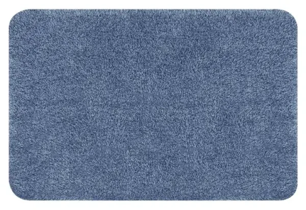 SPIRELLA Kúpeľňová predložka BRIZZOLO modrá / Akryl / Protišmyková / Výška vlasu 30 mm / 70 x 120 cm