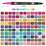 Melfin Kreatívna sada obojstranných fixiek 120ks