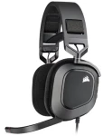 Headset Corsair HS80 RGB čierna / Herné slúchadlá s mikrofónom / USB / kábel 1.8m (CA-9011237-EU)