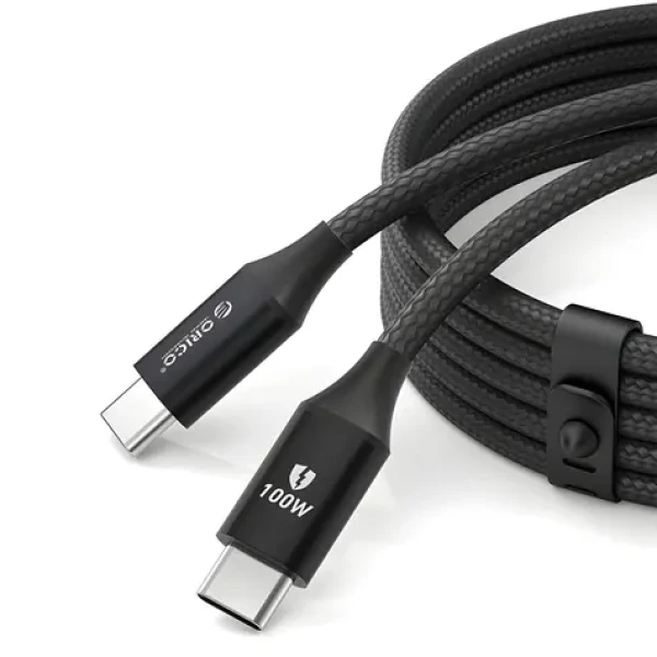 Orico CDX 1m čierna / Kábel USB-C - USB-C / Power Delivery 100W / 5A