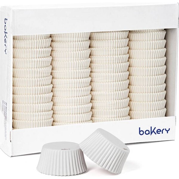 Formičky na muffiny biele 600 ks 55×45 mm - Decora - Decora