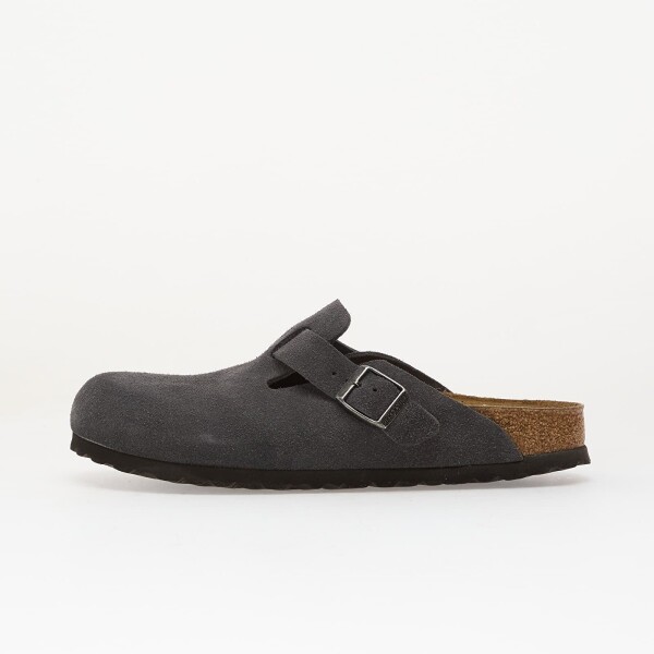 Tenisky Birkenstock Boston Suede Leather Charcoal EUR 36