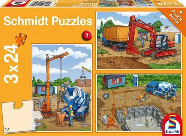 Schmidt Puzzle Na stavenisku