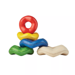 PlanToys PlanToys Stohovanie - zvlnené krúžky