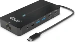 Club3D CSV-1595 Dokovacia stanica USB-C 7v1 čierna / 2x HDMI / RJ-45 / 2x USB-A / 3.5mm jack / USB-C / dopredaj (CSV-1595)