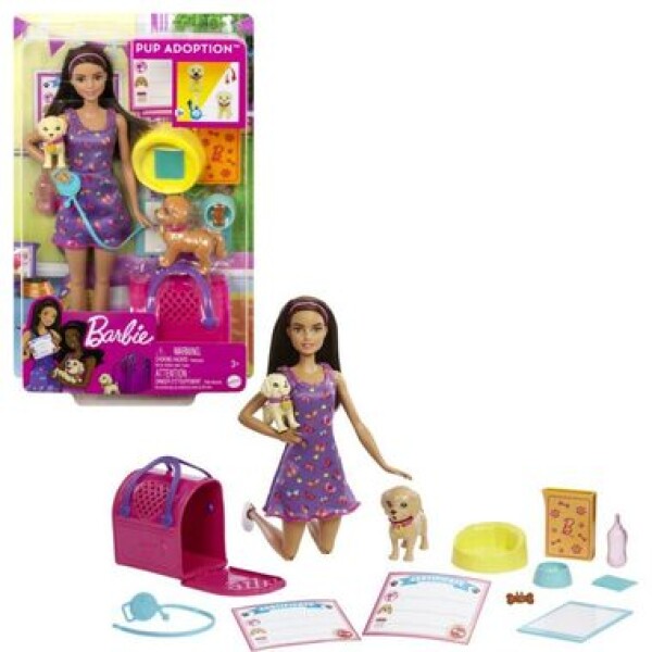 Mattel HKD86 Barbie Bábika so psíkmi