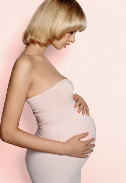 Tehotenské pančuchové nohavice Veneziana Mamma Donna 50 deň nero/černá 4-L