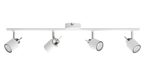 Philips Meranti biela / Bodové svietidlo / 4X GU10 / 35W / bez zdroja / IP20 (SKL000407633)