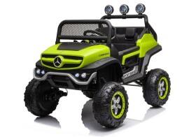 Mamido Detské elektrické autíčko Mercedes-Benz Unimog S 4x4 lakované zelené