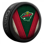 Pamätný hokejový puk Inglasco NHL Stitch 510AN000605 Divoké