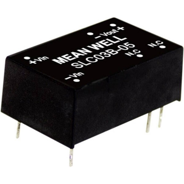 MEAN WELL SLC03C-05 DC / DC menič napätia, modul 600 mA 3 W Počet výstupov: 1 x; SLC03C-05