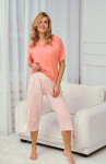Taro Eloise 3323 cr/r M-XL W25 dámske pyžamo oranžová S