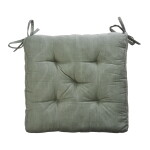 MADAM STOLTZ Prešívaný podsedák Striped Laurel Green