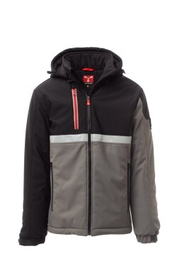 Pánska bunda Payper WISE PAD Farba: Dymová/ Čierna, Veľkosť: 2XL (S00096048913010XXL)