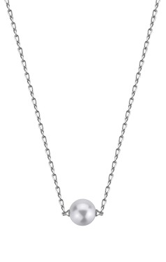 Brosway Strieborný náhrdelník s umelou perlou Infinite White Fancy FIW135